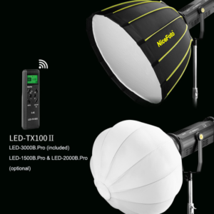 نور  NiceFoto 300W daylite LED-3000B.Pro COB LED Video Light
